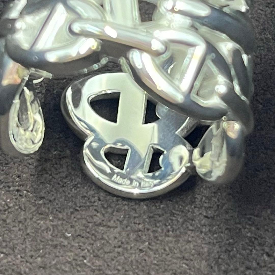 新品正規品 HERMES アンシェネ リング　GM59 シェーヌダンクル