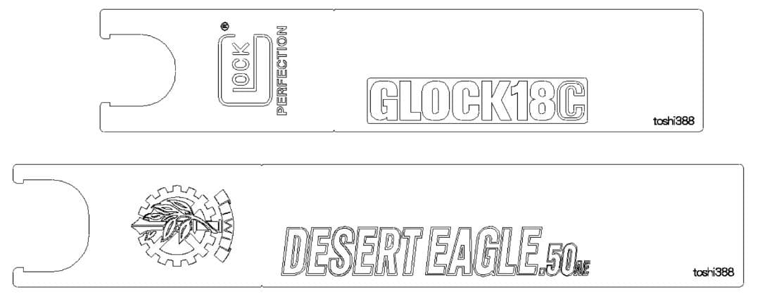 toshi 388 様 アクリルガンスタンド 8点