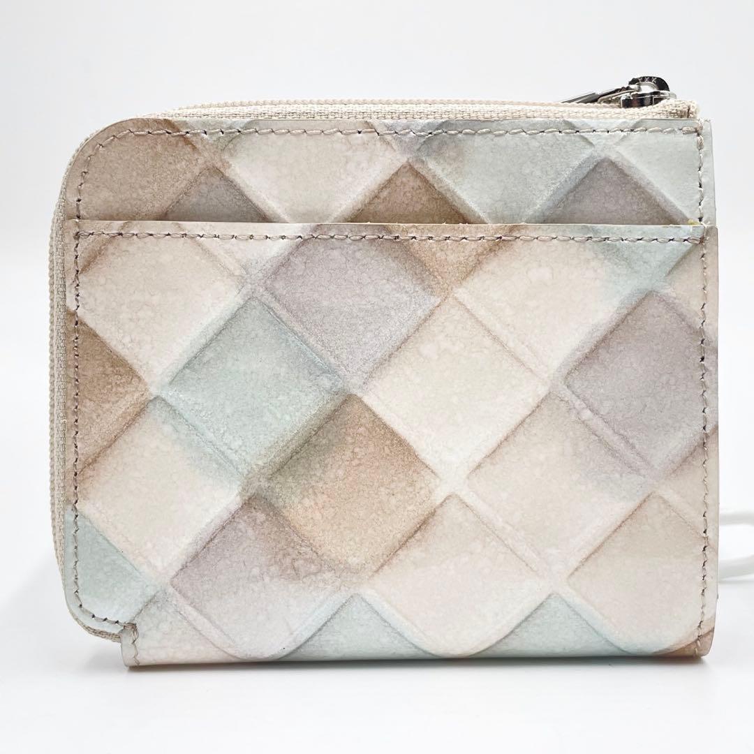 未使用級● アタオ 折り財布 ミリモ ブロックパーティ シャングリラスノー 限定