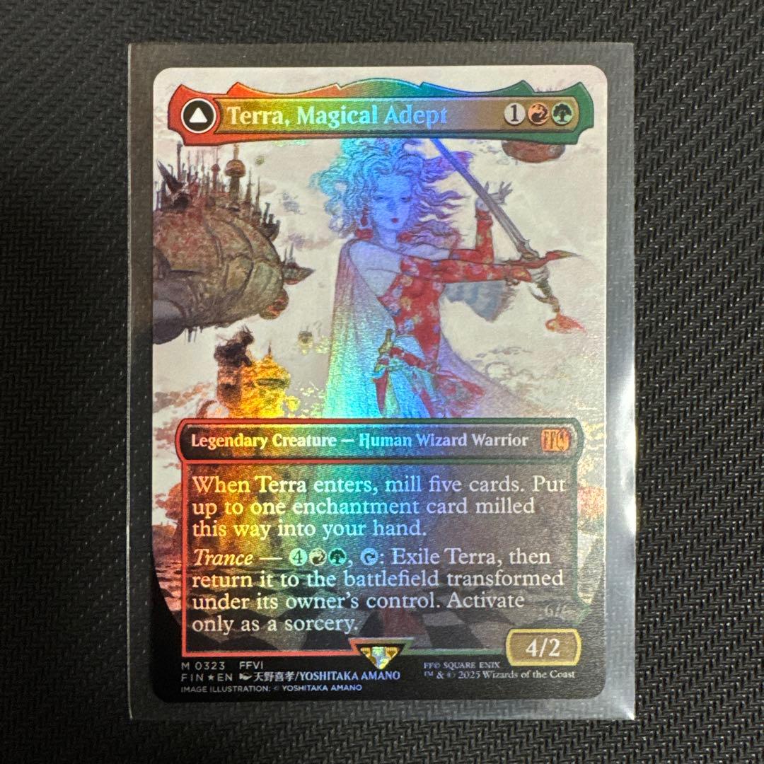 MTG 魔導戦士ティナ ボーダレス foil 英語