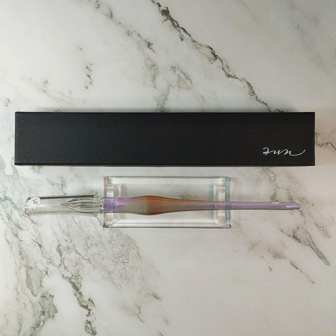 aun ガラスペン 紫月 ペン先 M 新品未使用品 アウン