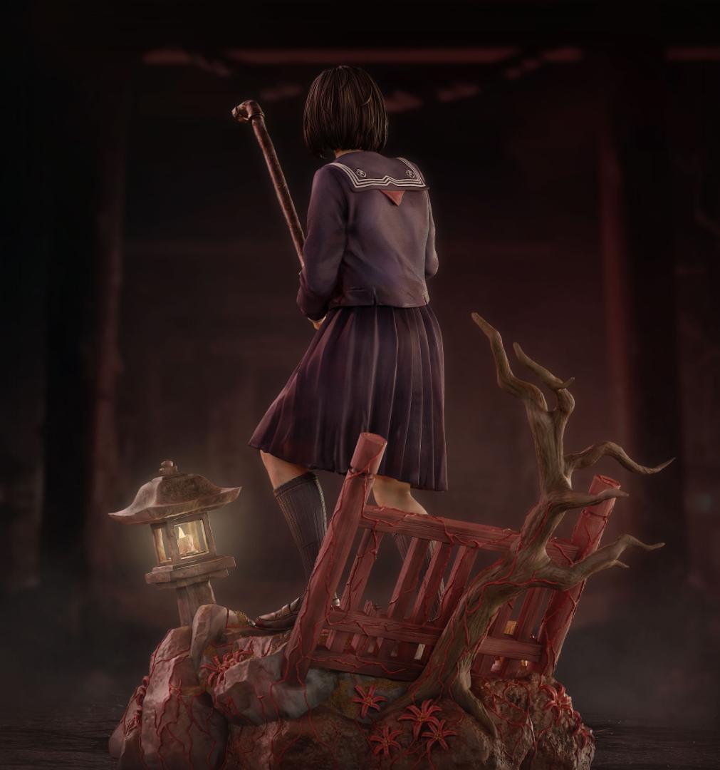 1/7　未塗装 未組立　フィギュア　ガレージキット　サイレントヒルf 深水雛子