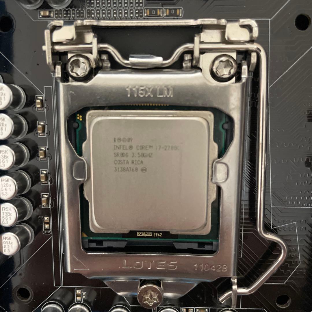 P8P67 +2700k +8GB +GTX750TI SSD40GB セット