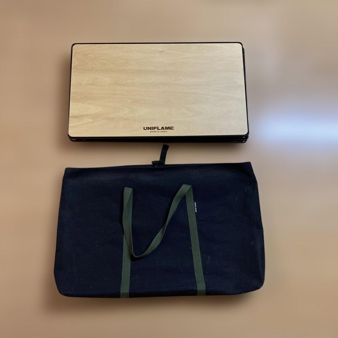 UNIFLAME フィールドラック4台&ウッド天板&収納トートセット