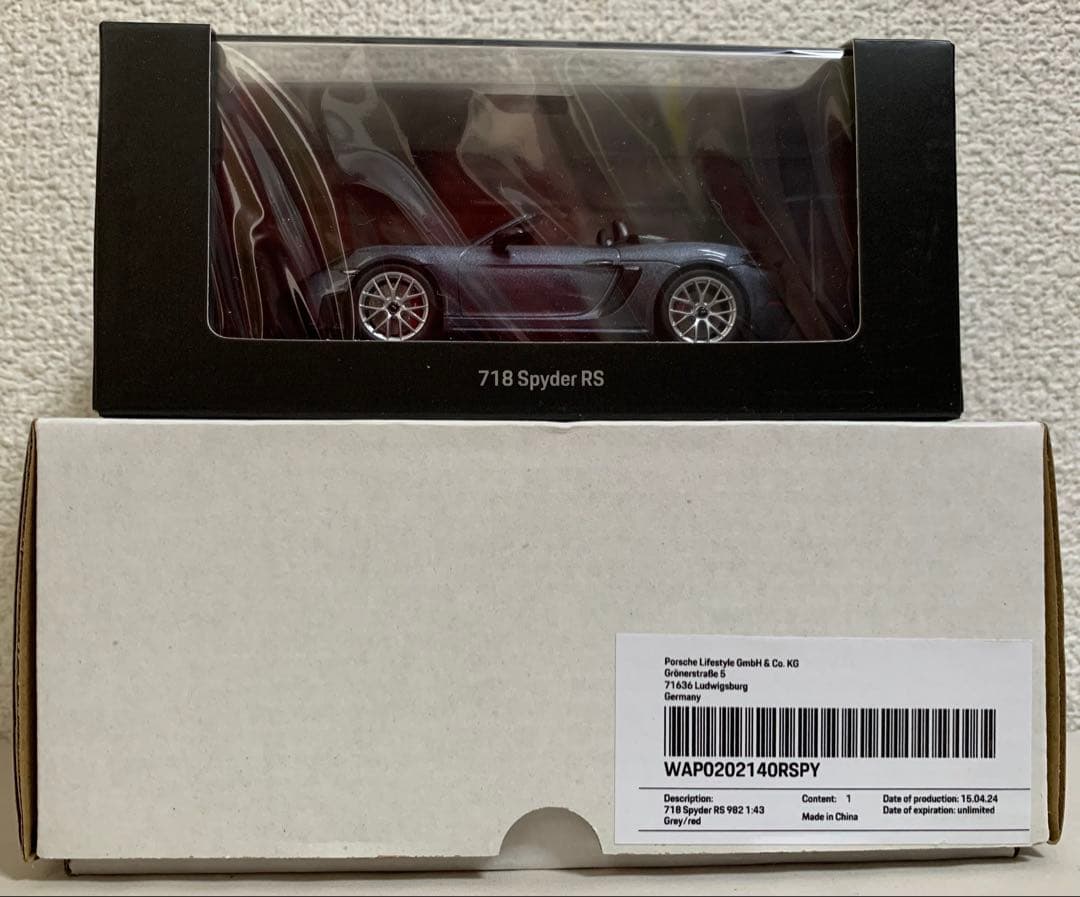 ポルシェ特注 1/43 Porsche 718 Spyder RS