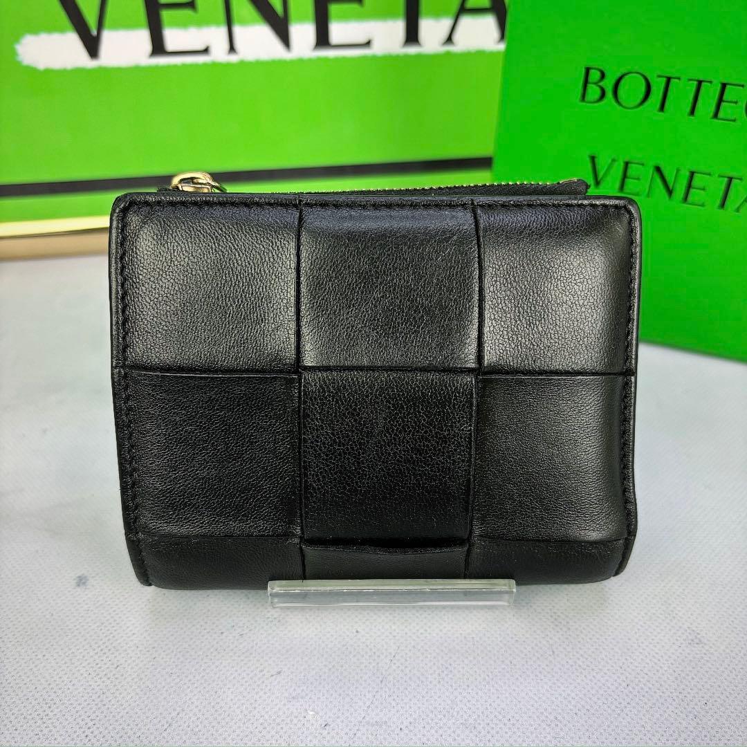 BOTTEGA VENETA　コンパクト財布　2つ折り　カセット