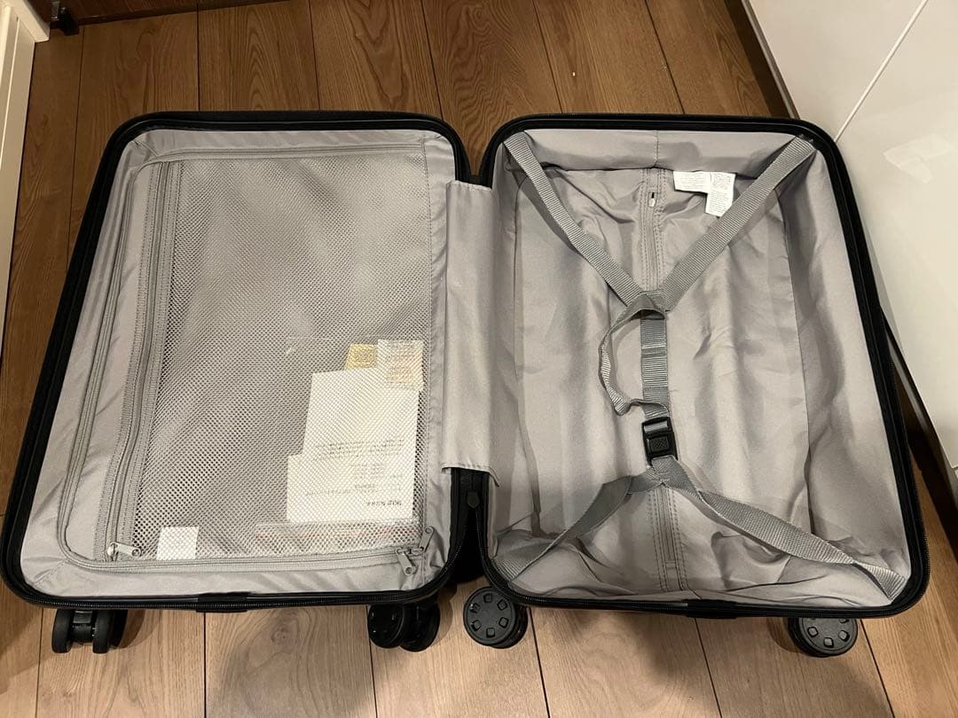 MUJI ストッパー付きキャリーケース 35L 黒