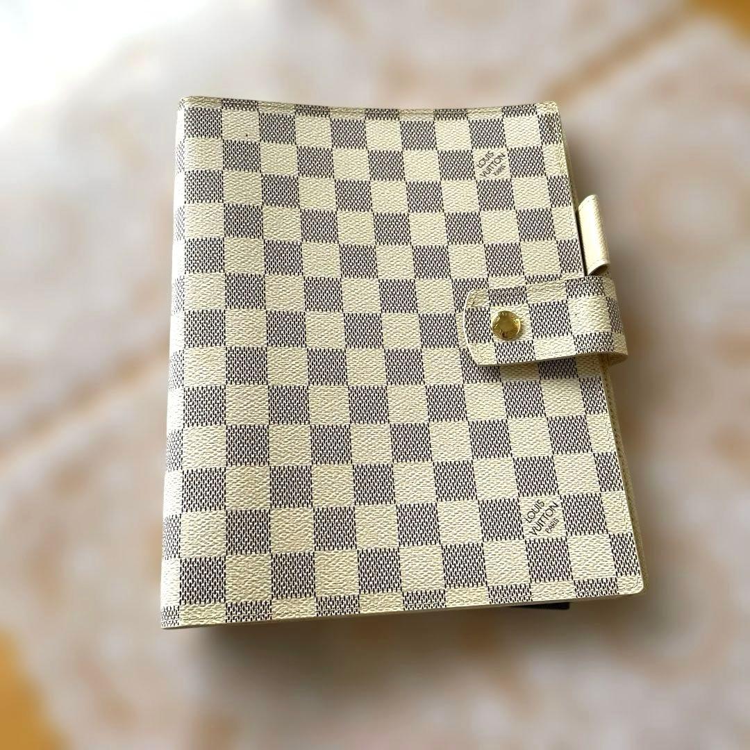 ルイヴィトン ダミエ アズール アジェンダ 手帳カバー スケジュール帳