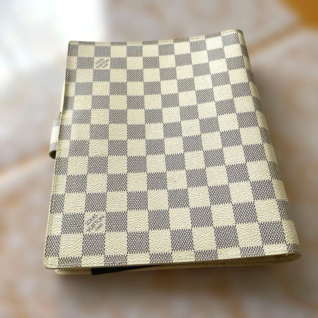 ルイヴィトン ダミエ アズール アジェンダ 手帳カバー スケジュール帳