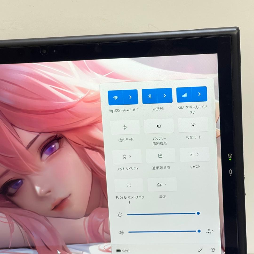 Windowsノート本体 #541 Panasonic CF-XZ6 i5-7300U 8GB 256GB