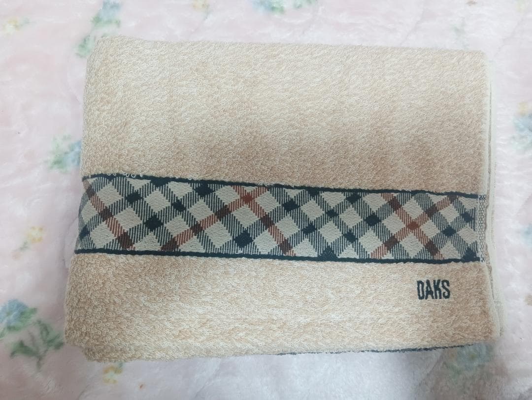 DAKS チェック柄 バスタオル 2枚セット