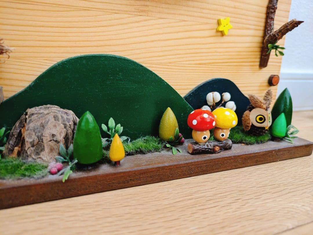 【希少品】ジブリ となりのトトロ 万年カレンダー付き 置時計 掛け時計 木製