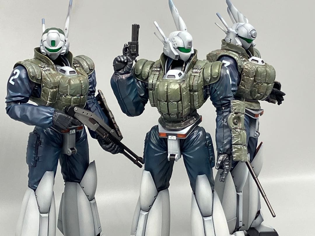 海洋堂ARTPLAパトレイバー　イングラムリアクティブアーマー 3体セット完成品
