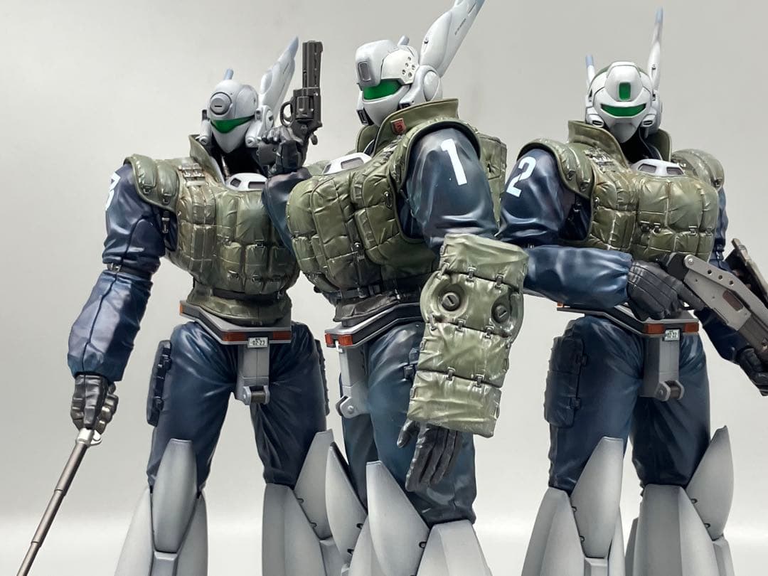 海洋堂ARTPLAパトレイバー　イングラムリアクティブアーマー 3体セット完成品