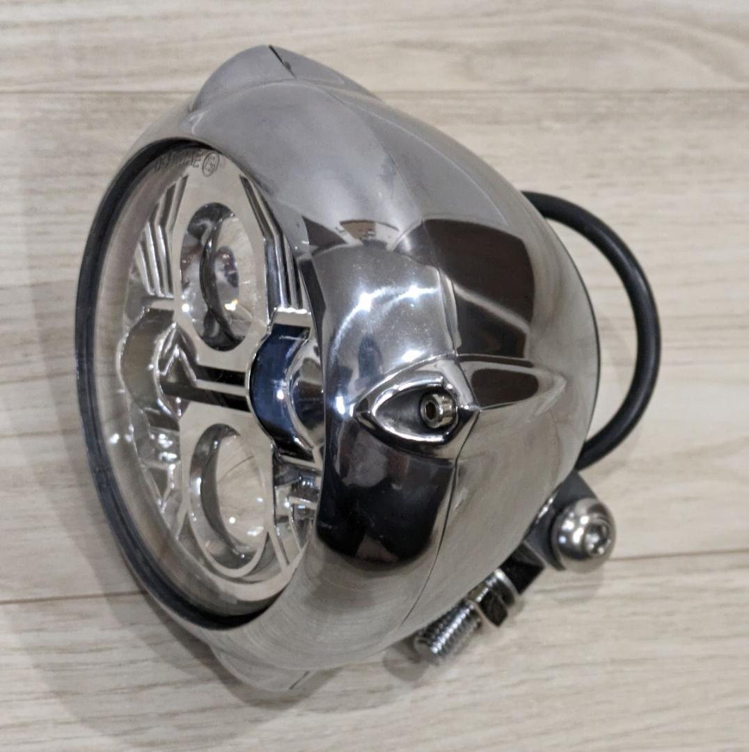 4.5インチ　LEDヘッドライト　ショベル　ツインカム　エボ　管121628