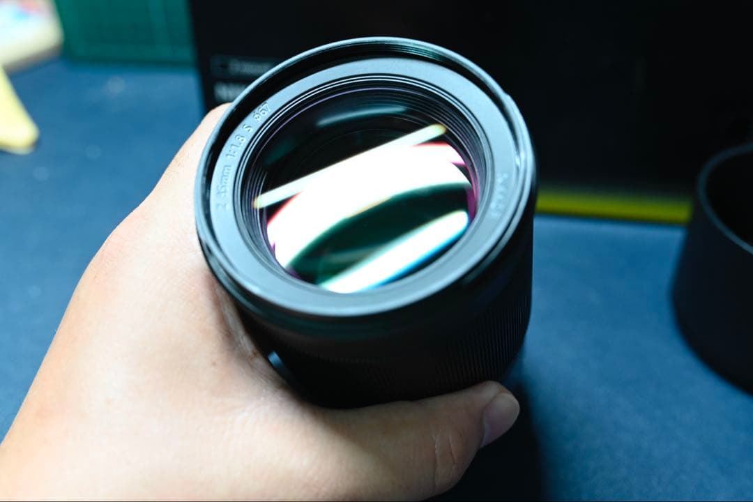 NIKKOR Z 85mm f1.8 S 保護フィルター付き