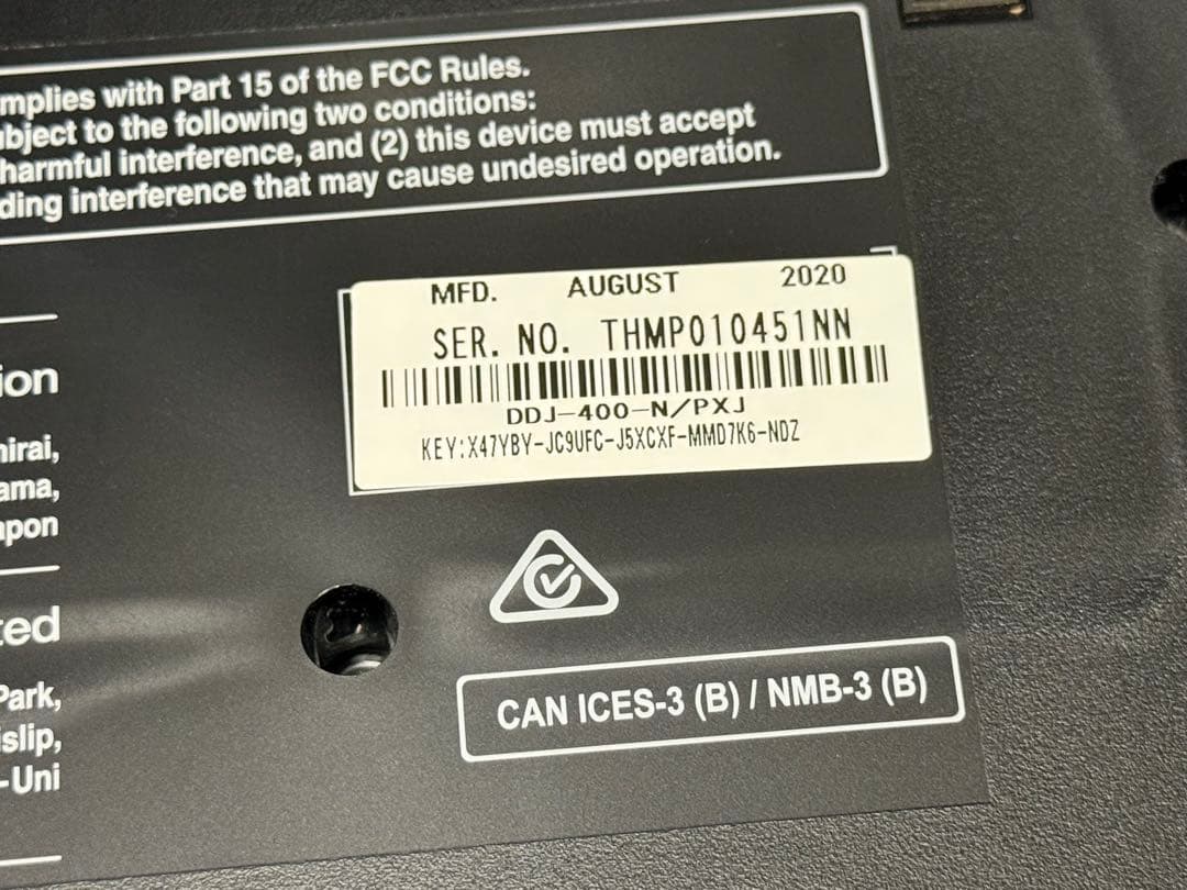 ちょきりんページ Pioneer DJ rekordbox DDJ-400