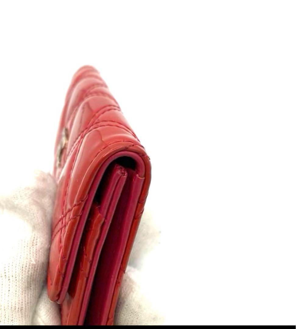 美品‼️ CHANEL エナメル　財布　ココマーク　パテントレザー