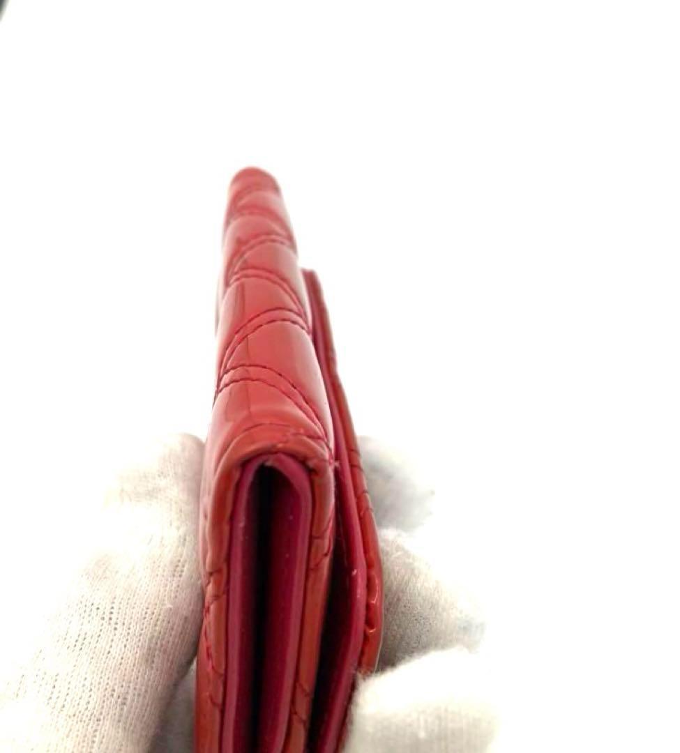 美品‼️ CHANEL エナメル　財布　ココマーク　パテントレザー