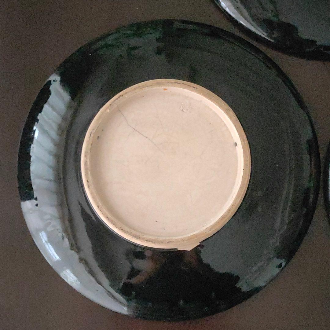 織部　大皿 ３枚組　31cm