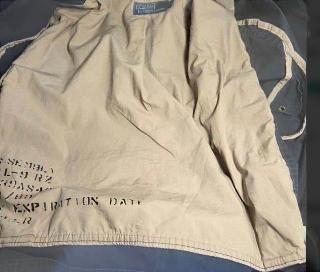 90s ポロラルフローレン スイングトップ L ネイビー