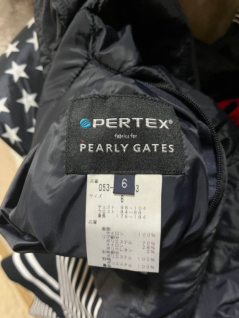 PEARLY GATES 星柄ブルゾン