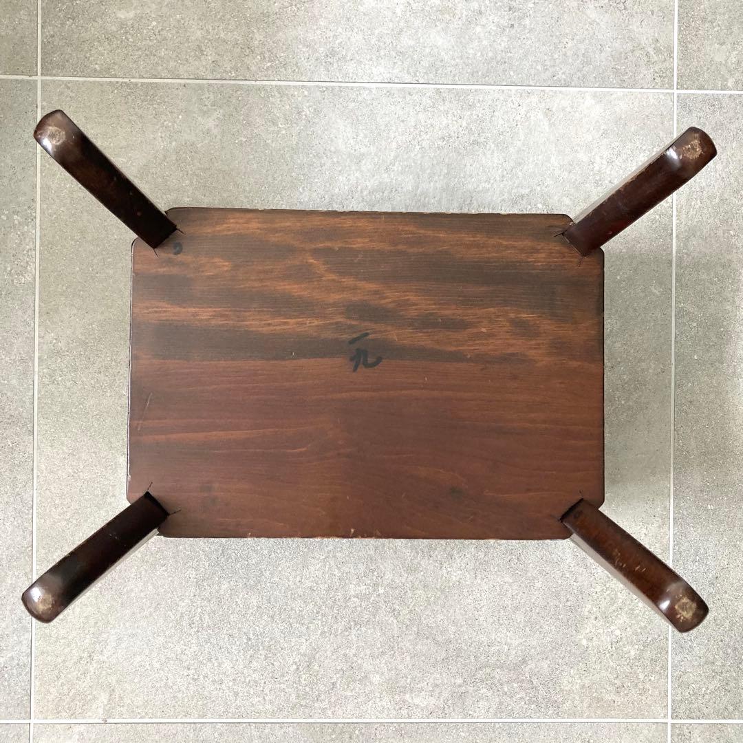 伝統工芸 日光彫り サイドテーブル 花台 飾り台 和家具 軽井沢彫 ヴィンテージ