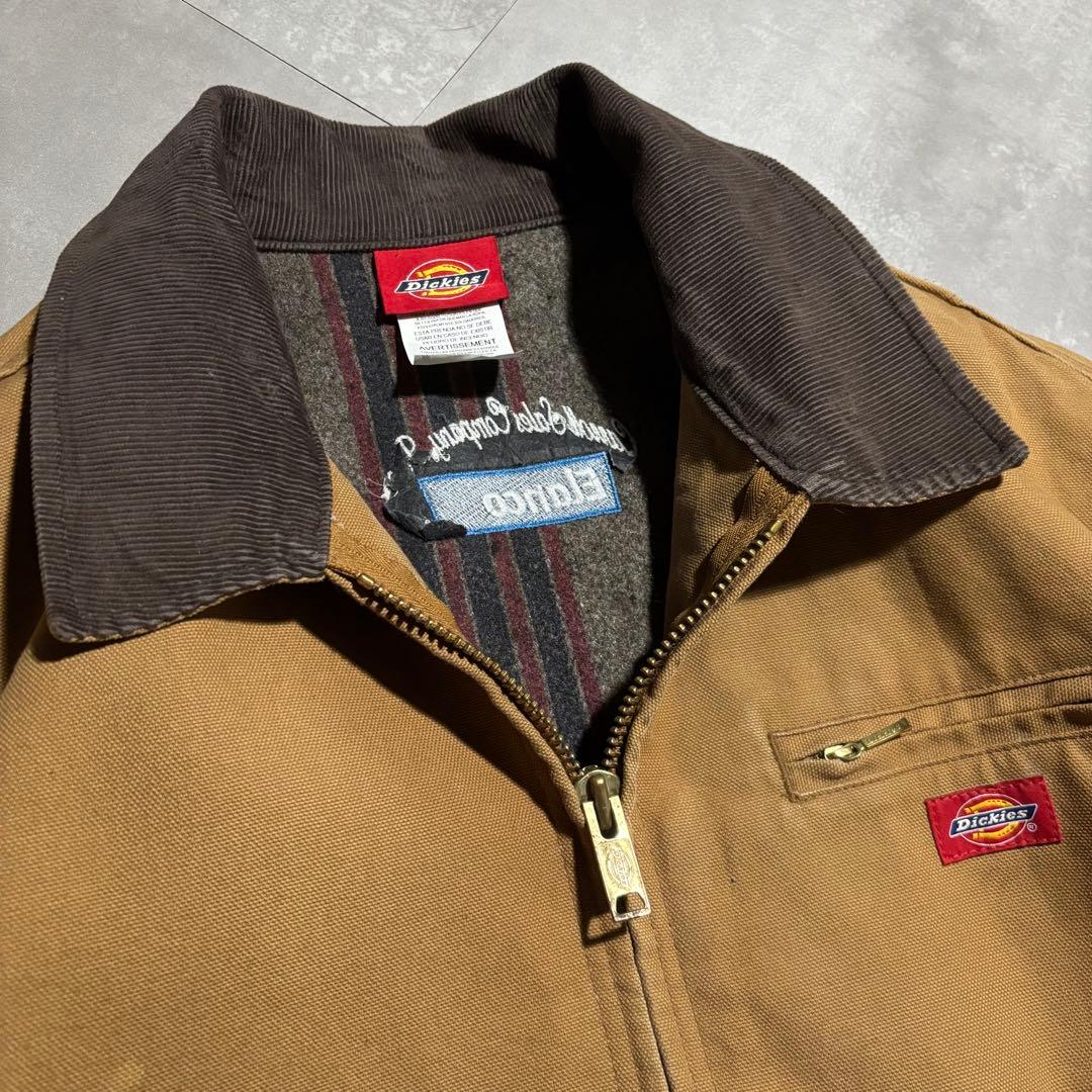 90s- Dickies ディッキーズ　デトロイトジャケット　キャメル　フェード