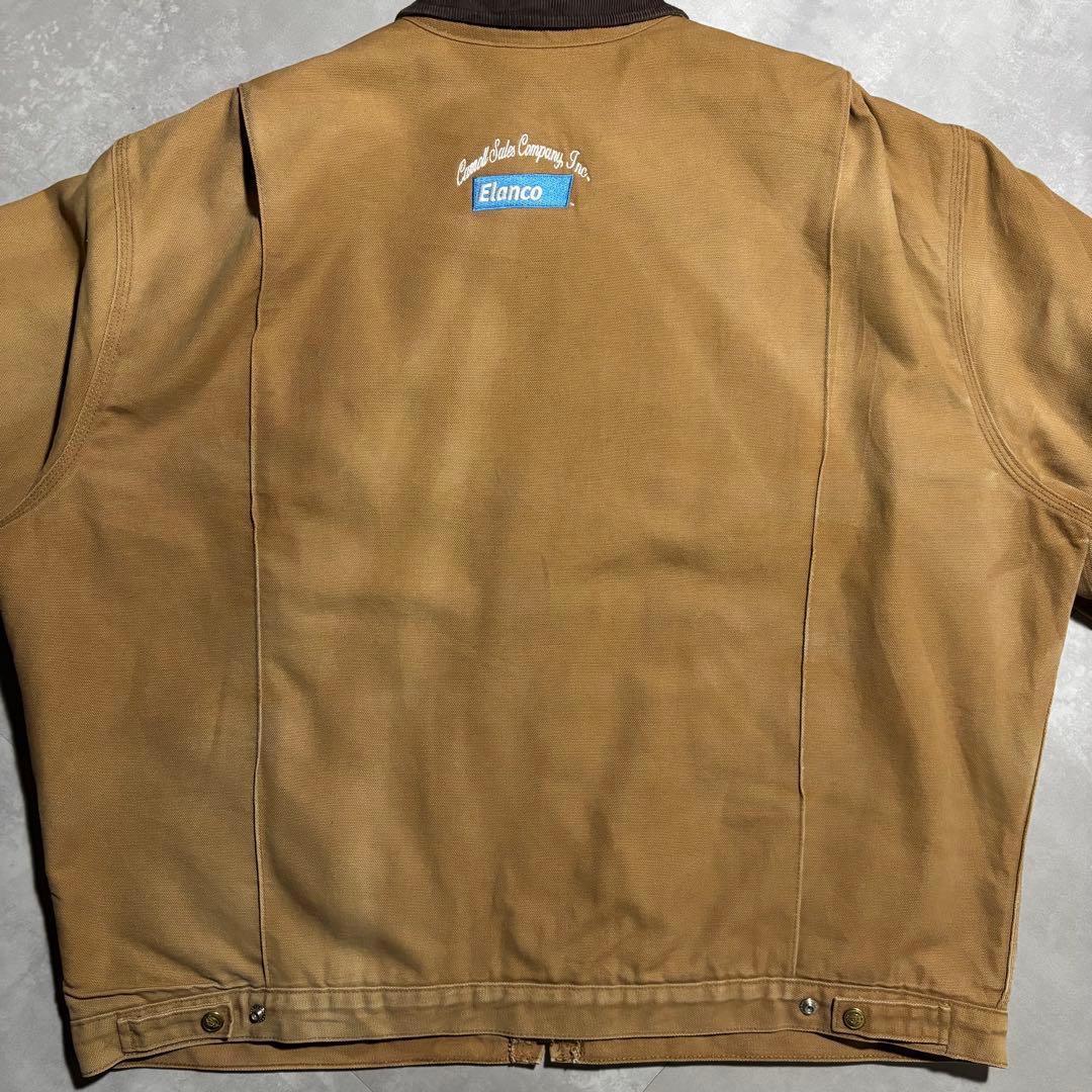 90s- Dickies ディッキーズ　デトロイトジャケット　キャメル　フェード