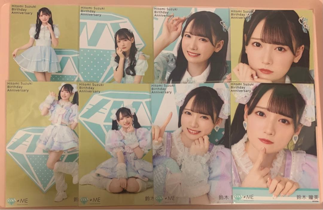 鈴木瞳美 生写真 直筆 アクスタ 缶バッジ ペンライトフィルム うちわミニフォト