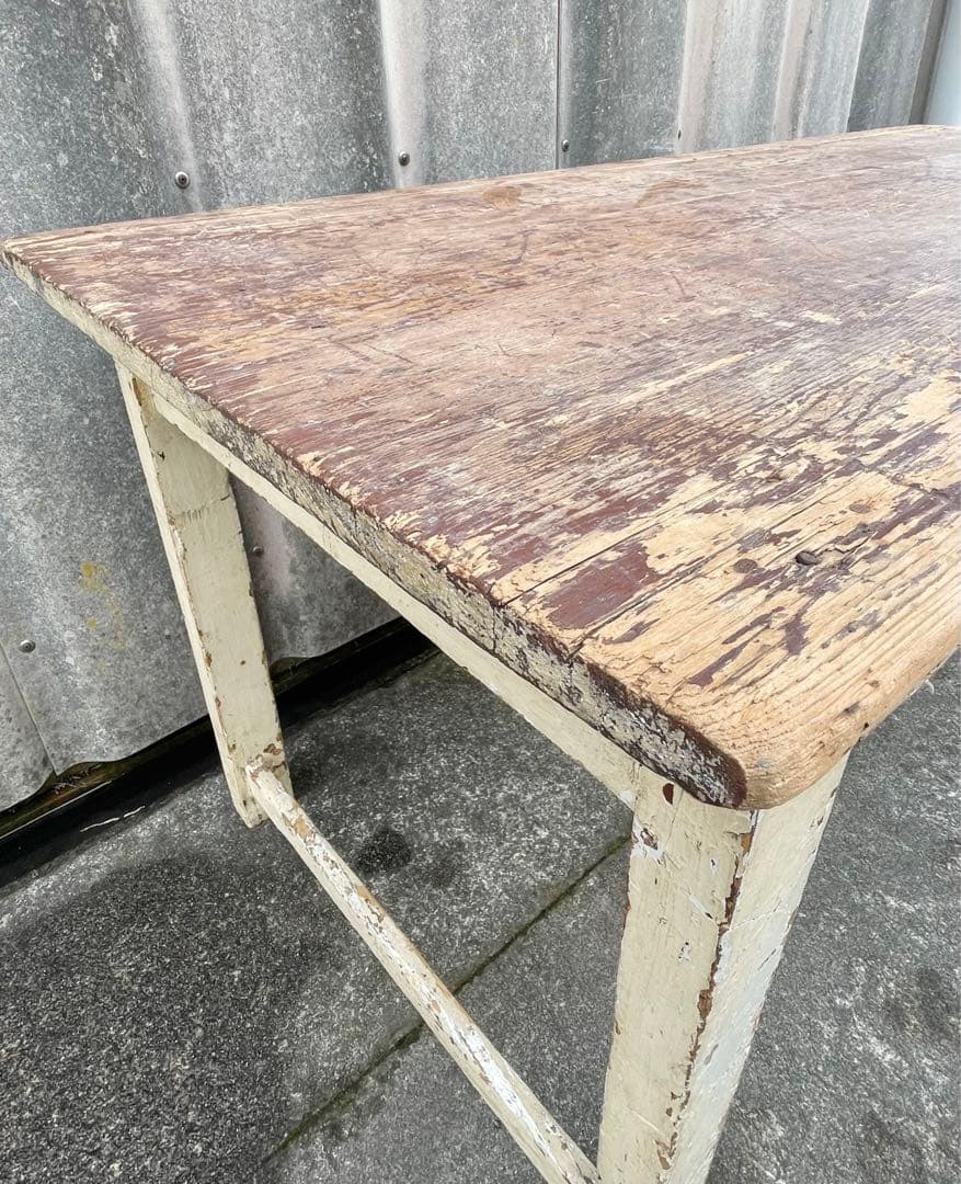 アンティーク/フランス/古材/ダイニングテーブル/センターテーブル/机/店舗什器
