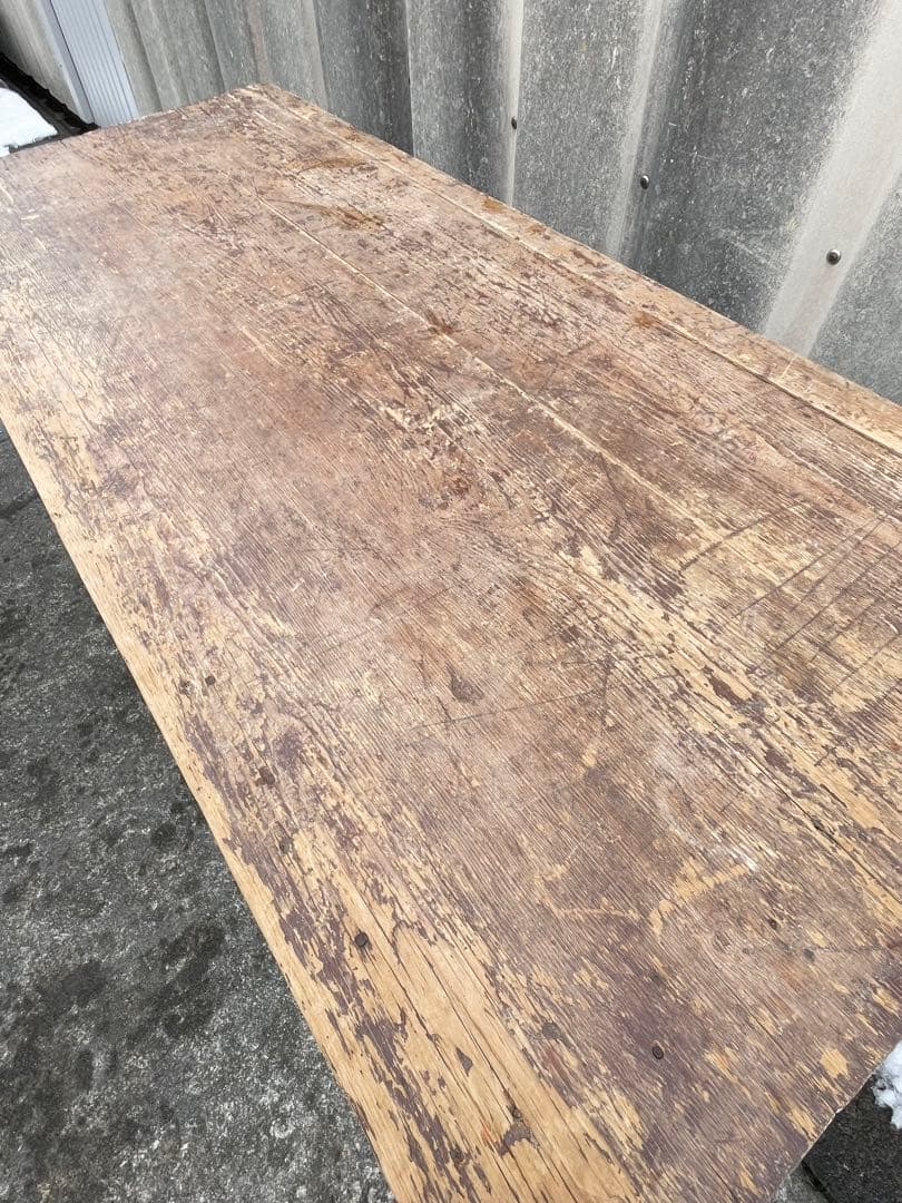 アンティーク/フランス/古材/ダイニングテーブル/センターテーブル/机/店舗什器