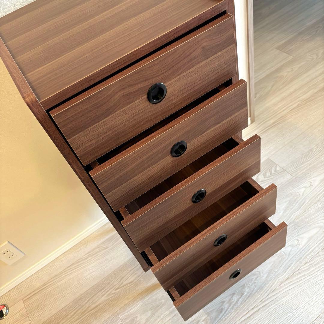 NOCE（ノーチェ） ウォールナット材 チェストキャビネット 送料込み