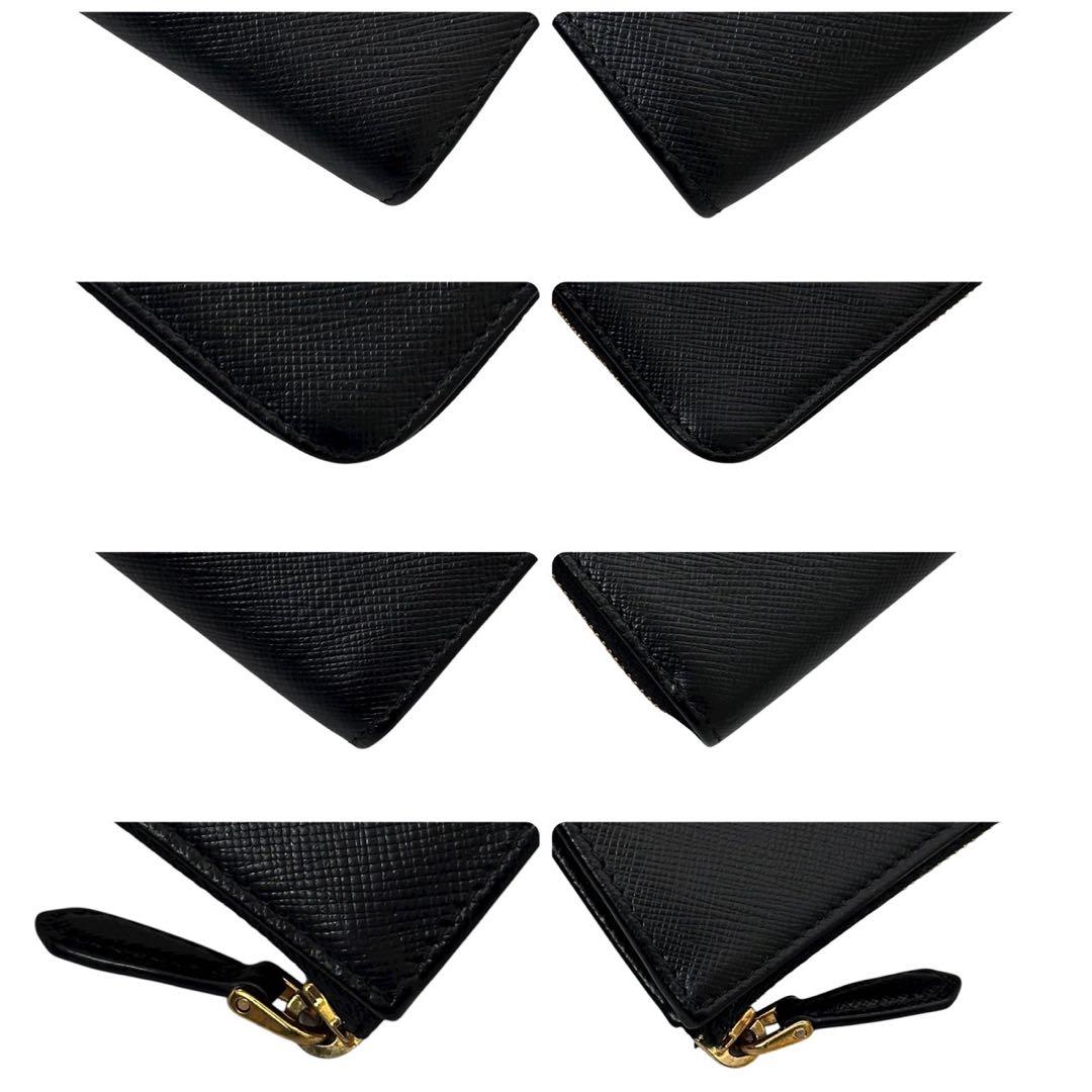 美品 プラダ サフィアーノ ケース 財布 小銭入れ キーケース コンパクト