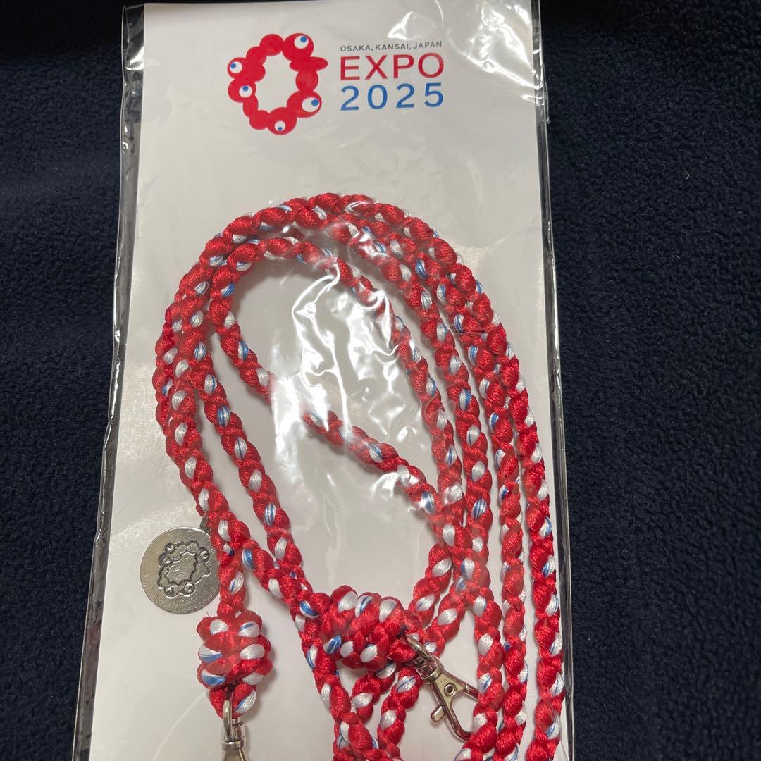 EXPO2025 公式ロゴ 組紐ショルダーストラップ