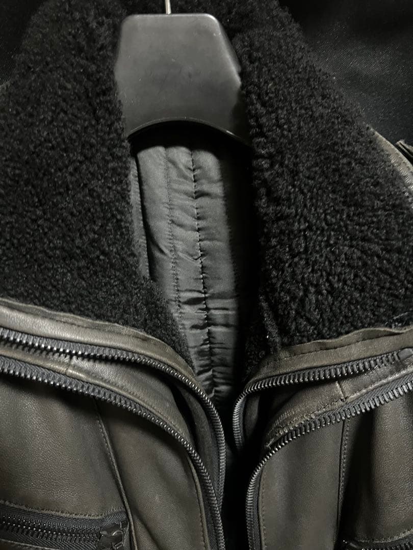 SHELLAC シェラック　ムートンボアレザーライダース送料無料！おまけ付き！