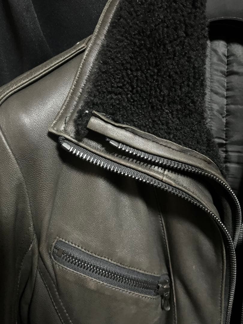 SHELLAC シェラック　ムートンボアレザーライダース送料無料！おまけ付き！