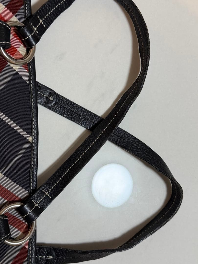 BURBERRY バーバリーブルーレーベルノバチェック柄ハンドバッグ