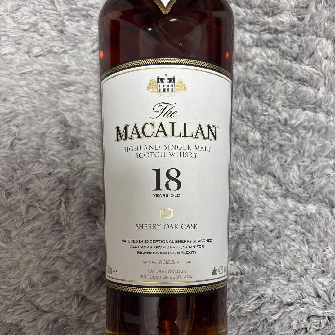 Macallan 18年【箱付き】　※2025年購入