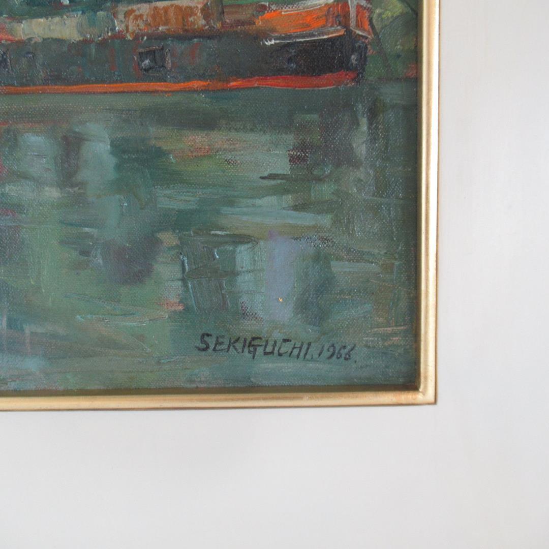 関口俊吾「mainte(コローの描いた橋)　1966 」　6P　神戸