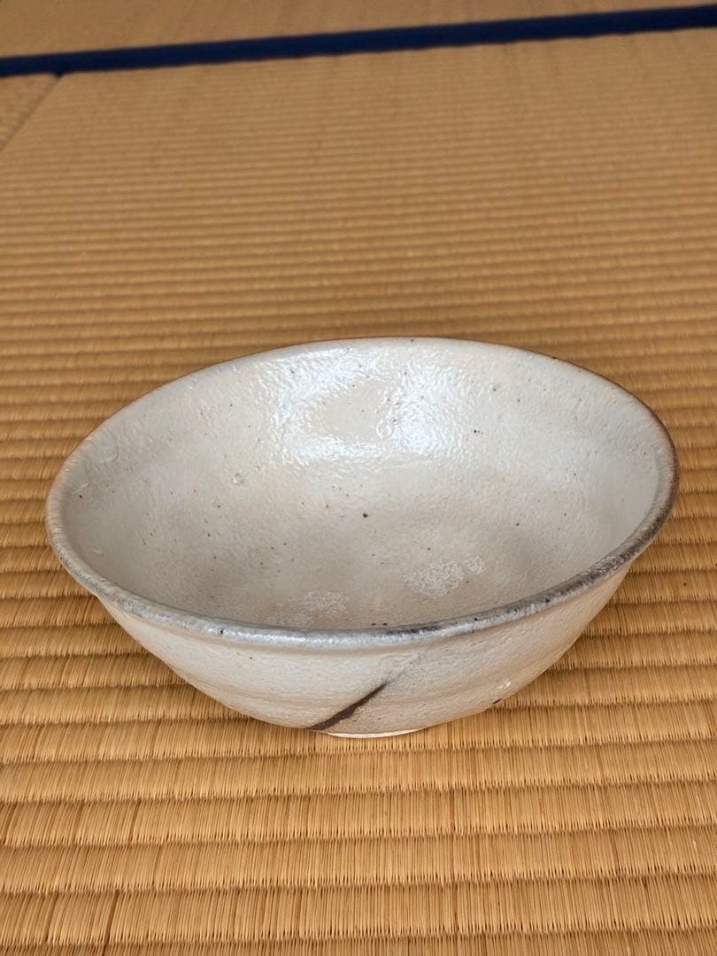 茶道具『粉引茶碗 銘「白馬」寺垣外窯 杉本貞光』大亀老師好の陶工　2026年干支
