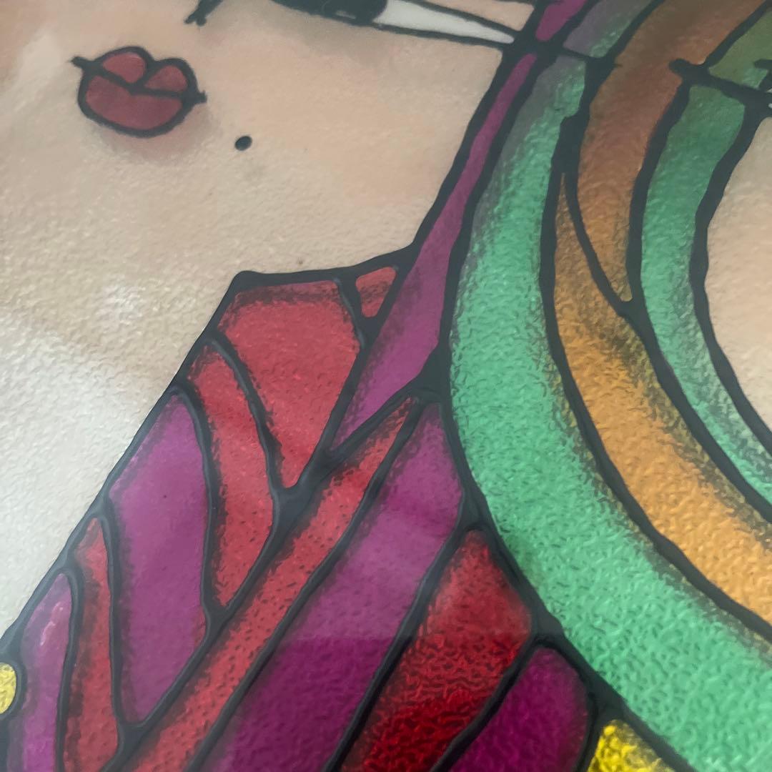 絵画 アート レトロポップ 昭和レトロ 額 インテリア 現代アート カフェ