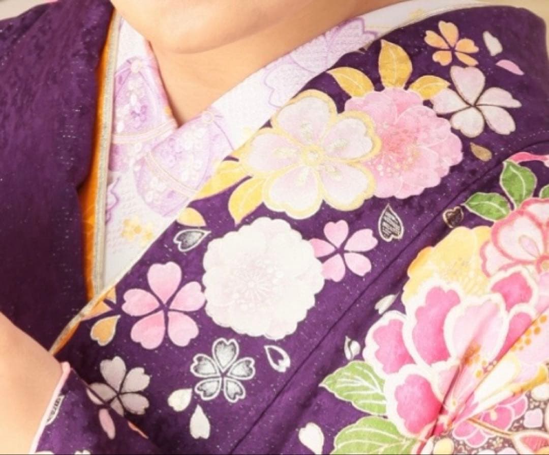 振袖/成人式/卒業式/パープル/小物セット