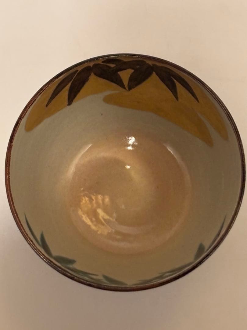 茶道具 竹絵 一三窯 北風一三 茶碗 共箱