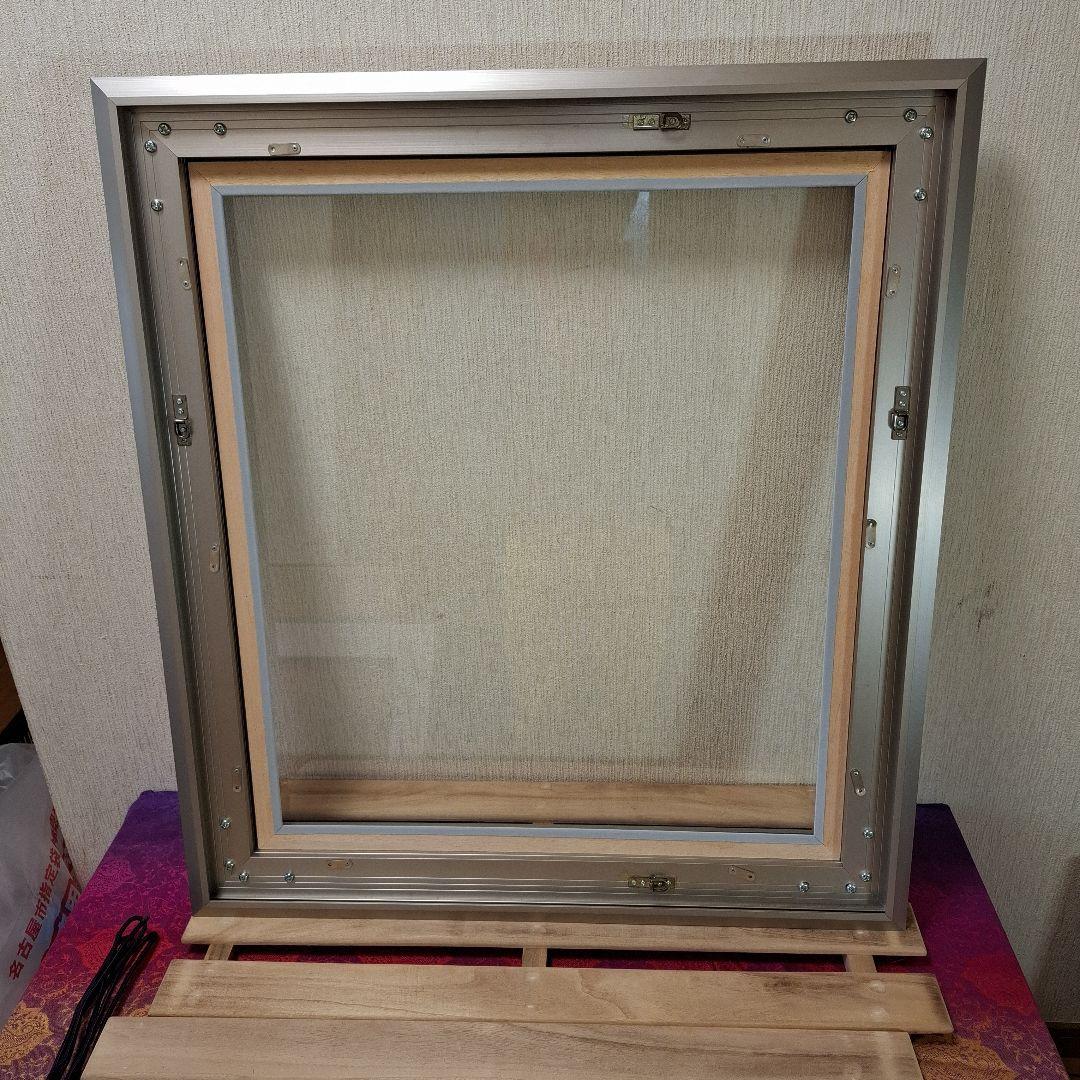 油絵額縁　アルミ額縁　額縁　F10 外寸　73.4×80.9　奥行き9.5