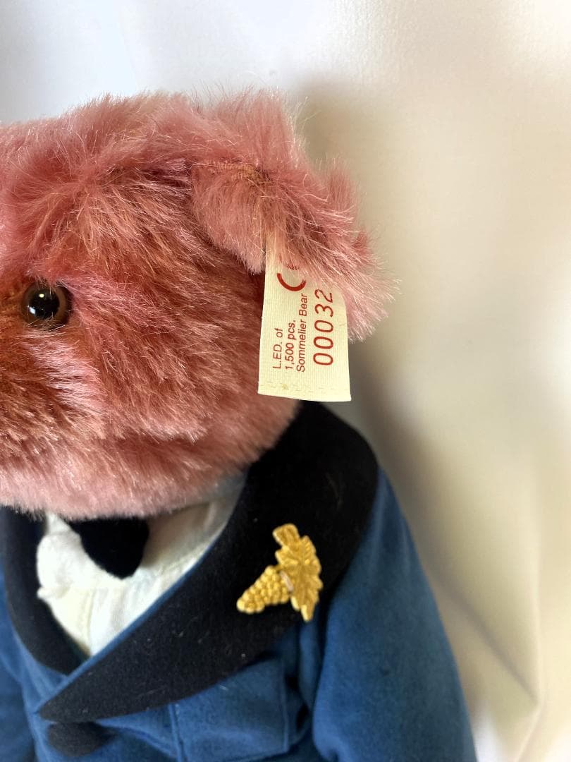 シュタイフ ソムリエベア タサキ ワインベア ダークローズ 1999年