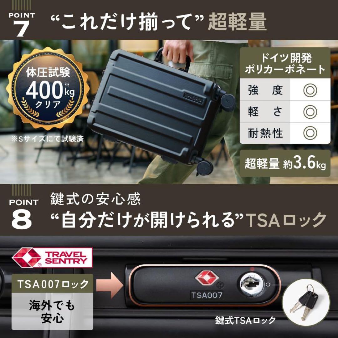 [MAIMO] キャリーケース 機内持ち込み Sサイズ【多機能ハードルモデル】