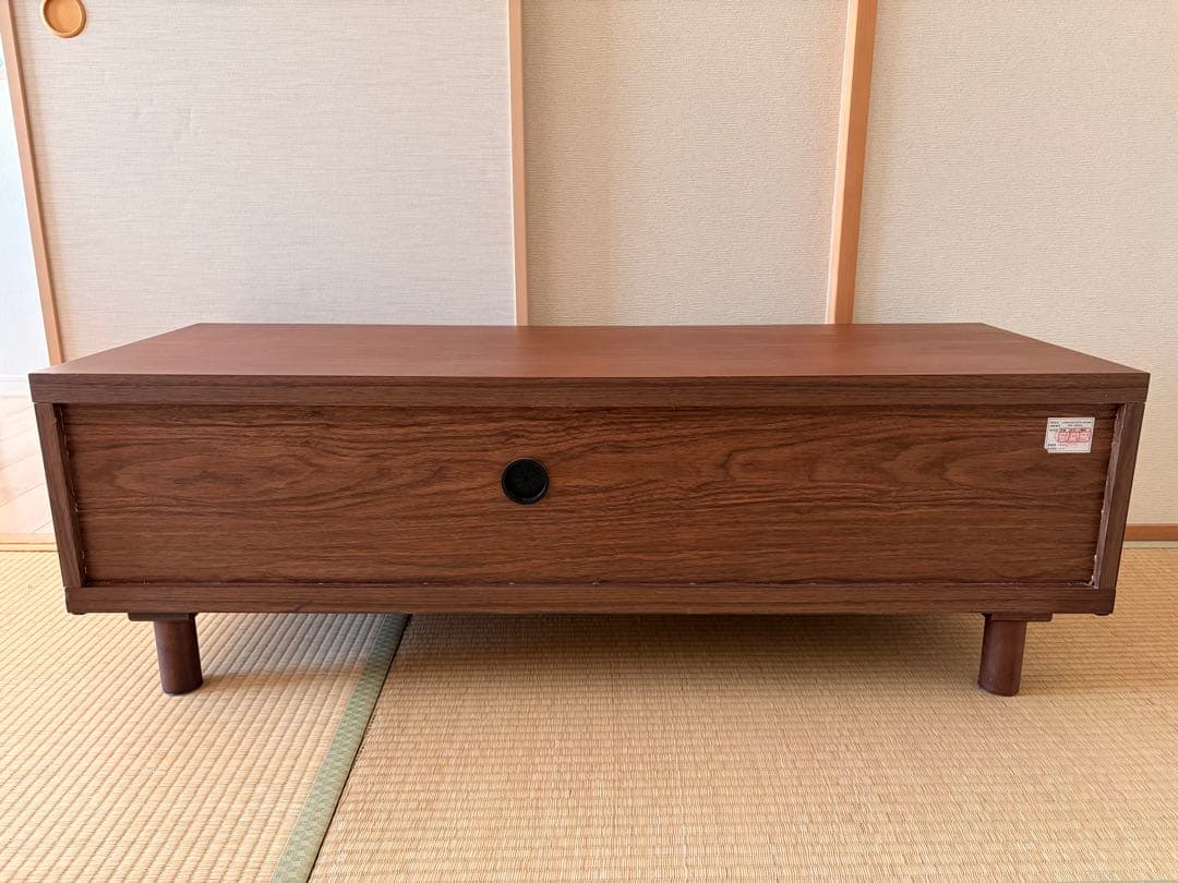 ニトリ テレビ台 (ローボードレッタ120cm)　ミドルブラウン