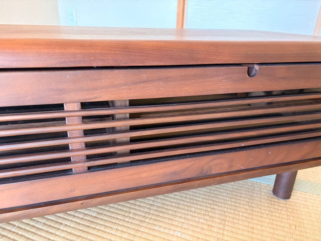 ニトリ テレビ台 (ローボードレッタ120cm)　ミドルブラウン