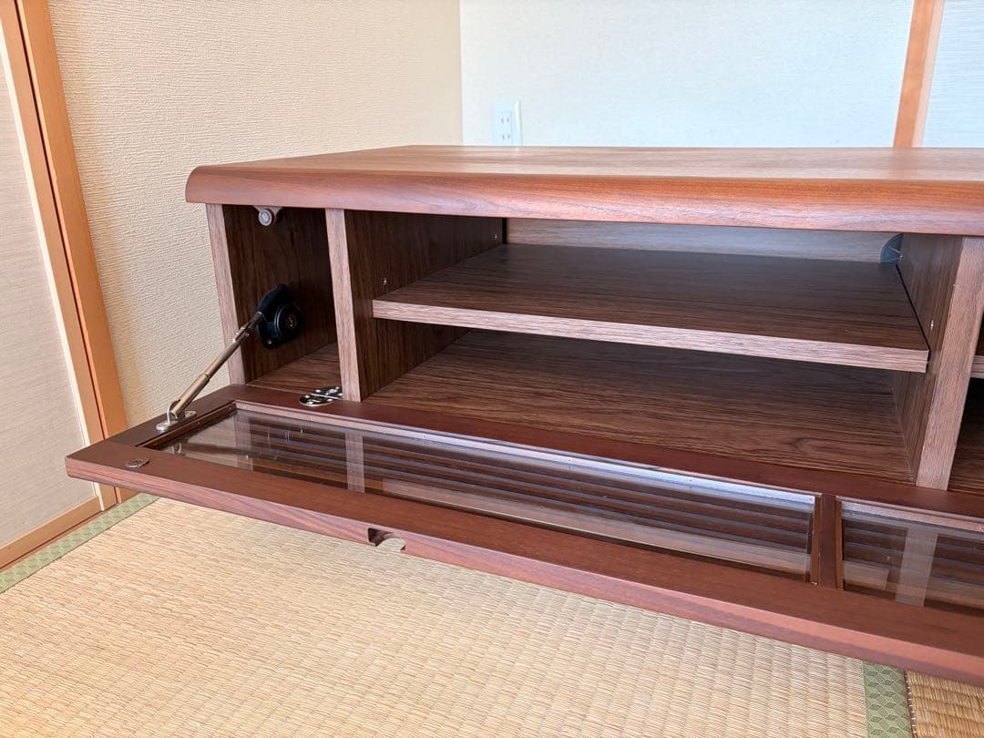 ニトリ テレビ台 (ローボードレッタ120cm)　ミドルブラウン